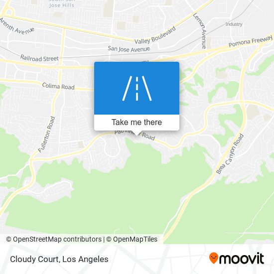 Cloudy Court map