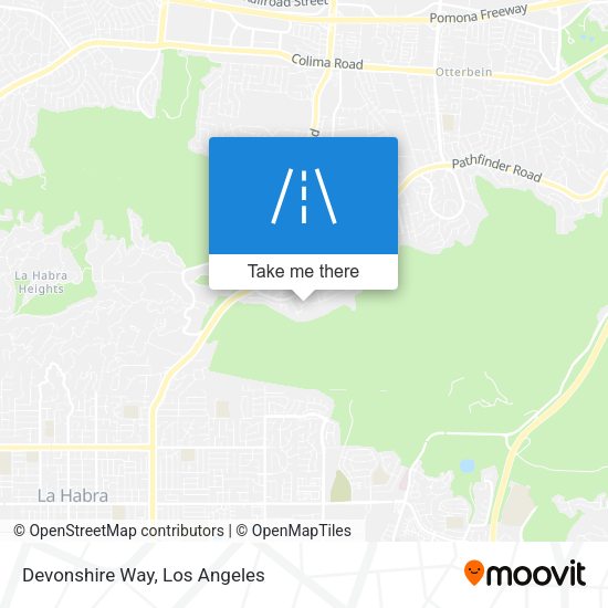 Mapa de Devonshire Way