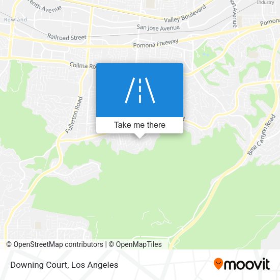 Mapa de Downing Court
