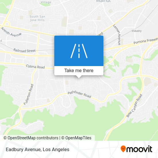 Mapa de Eadbury Avenue