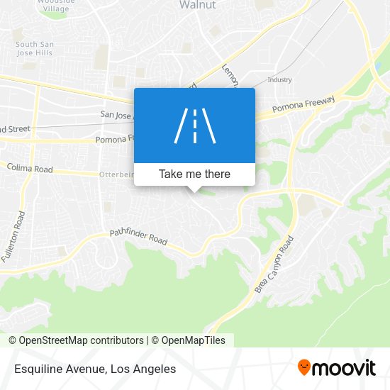 Esquiline Avenue map