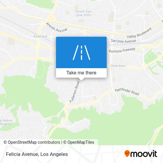 Mapa de Felicia Avenue