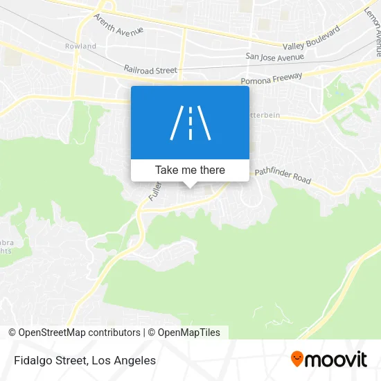 Fidalgo Street map
