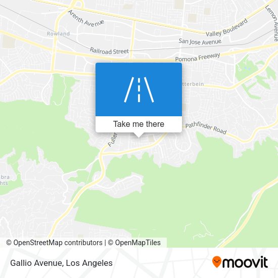 Mapa de Gallio Avenue