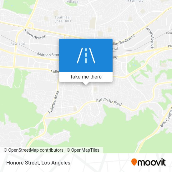 Mapa de Honore Street