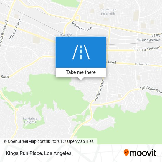 Mapa de Kings Run Place