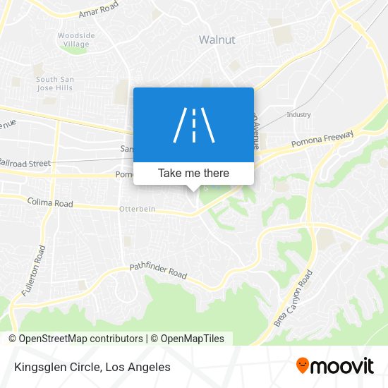 Kingsglen Circle map