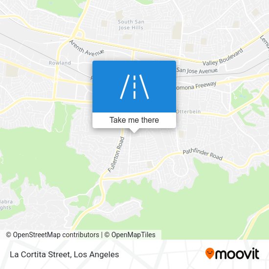 La Cortita Street map