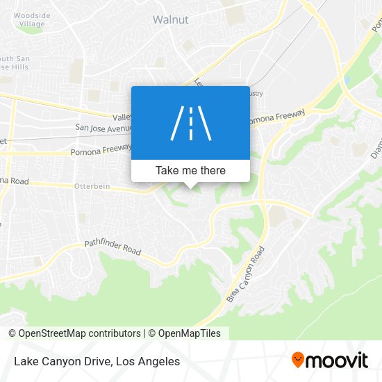 Lake Canyon Drive map