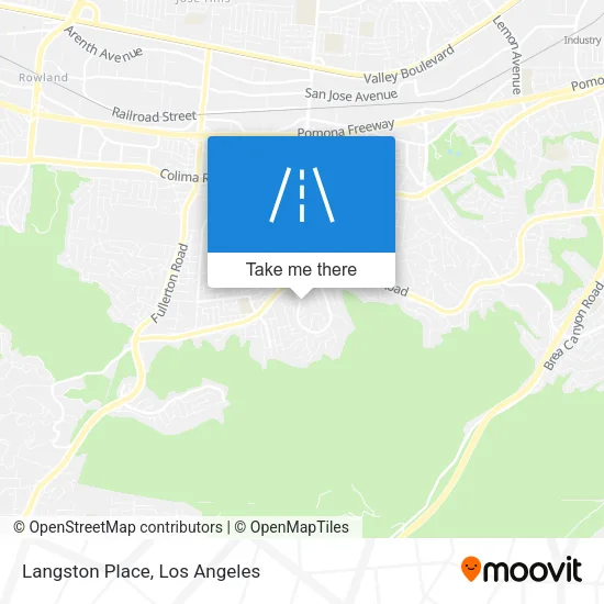 Langston Place map