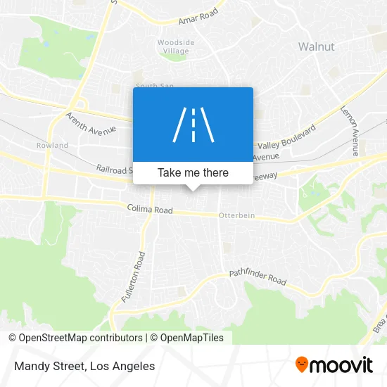 Mandy Street map