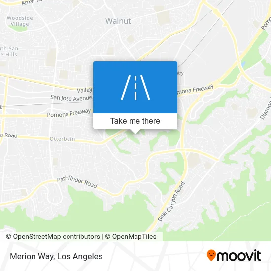 Merion Way map