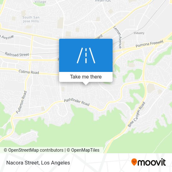Mapa de Nacora Street