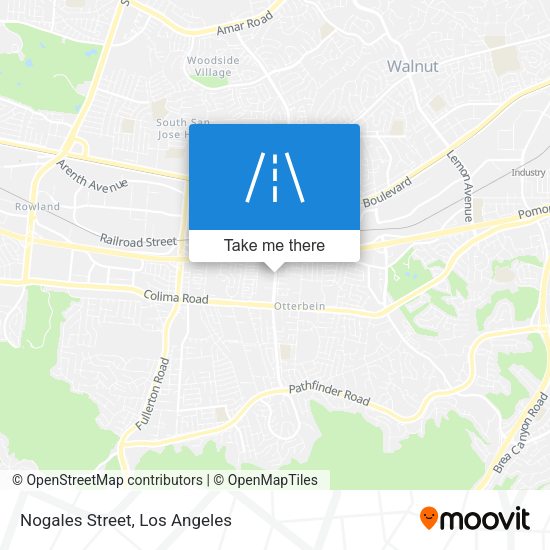 Mapa de Nogales Street