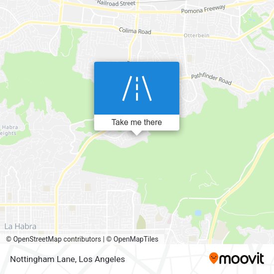 Nottingham Lane map