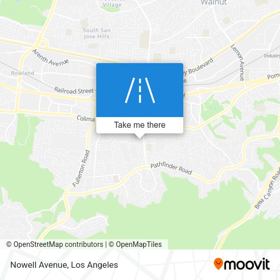 Mapa de Nowell Avenue