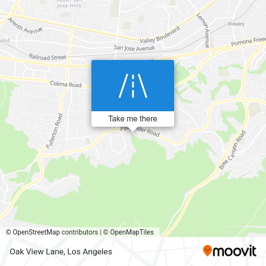 Mapa de Oak View Lane