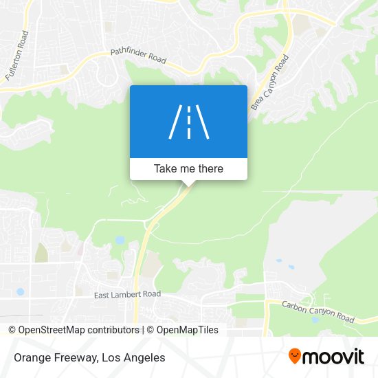 Orange Freeway map