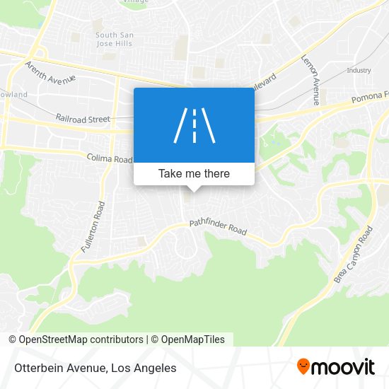 Otterbein Avenue map