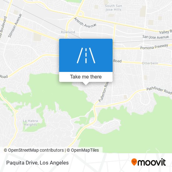 Paquita Drive map