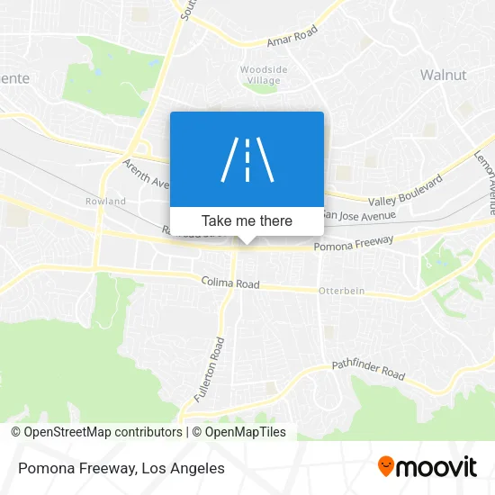 Pomona Freeway map