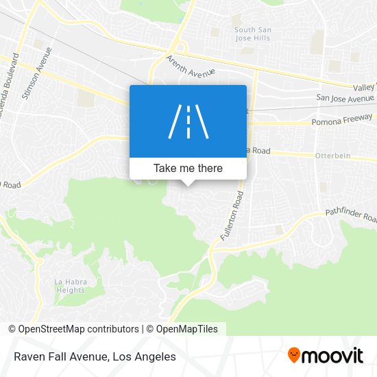 Raven Fall Avenue map