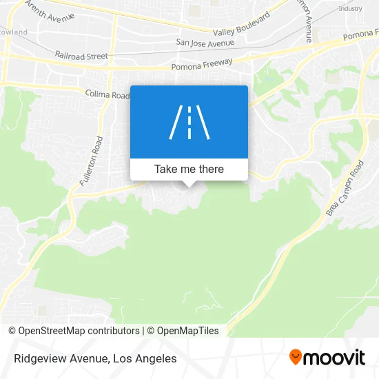 Ridgeview Avenue map