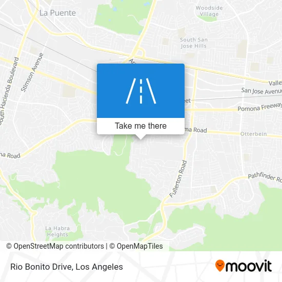 Rio Bonito Drive map