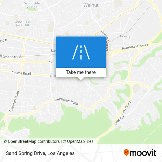 Sand Spring Drive map