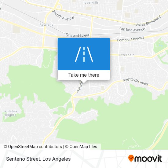 Mapa de Senteno Street