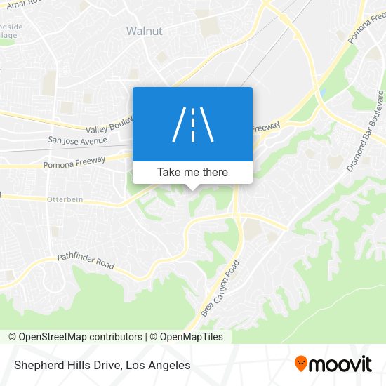 Shepherd Hills Drive map