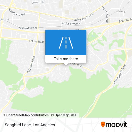 Mapa de Songbird Lane