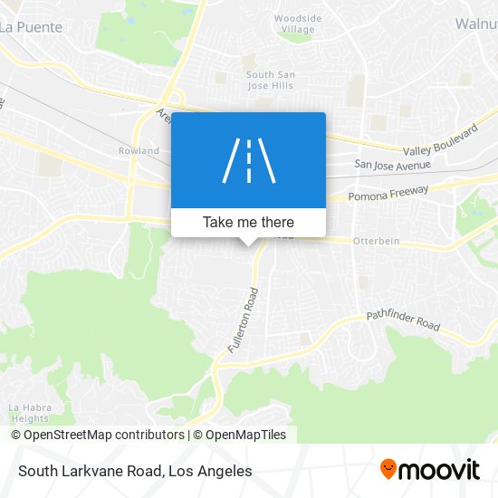 South Larkvane Road map