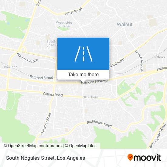 South Nogales Street map