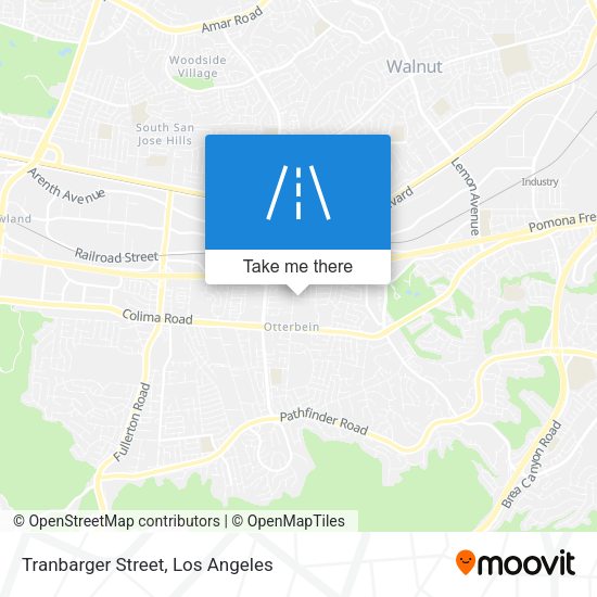 Tranbarger Street map