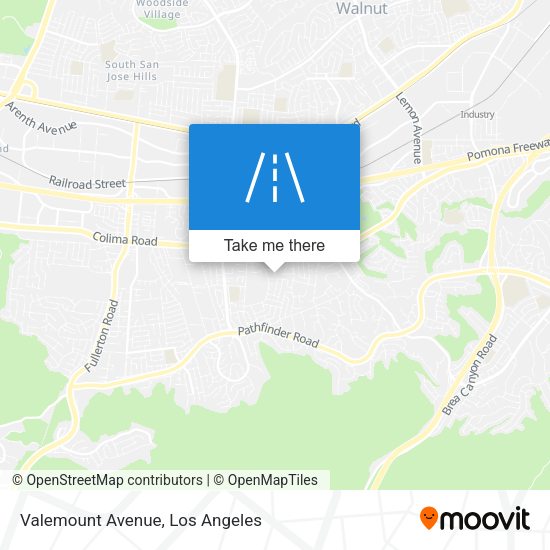 Valemount Avenue map