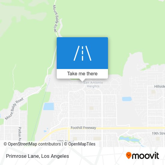 Mapa de Primrose Lane