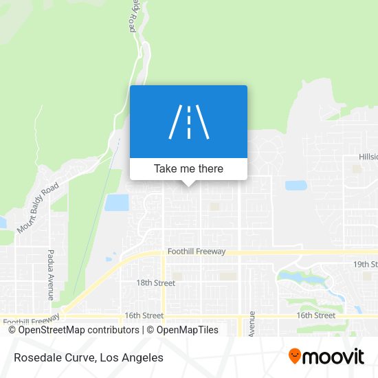 Mapa de Rosedale Curve