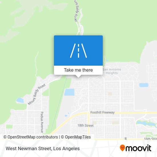 West Newman Street map
