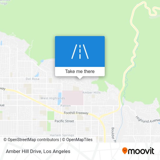 Mapa de Amber Hill Drive
