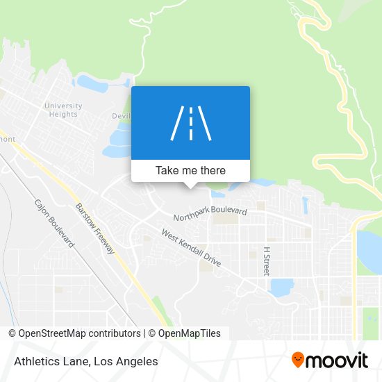 Mapa de Athletics Lane