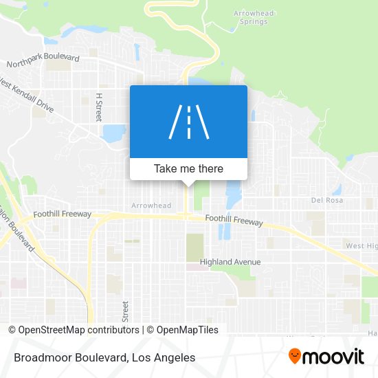 Mapa de Broadmoor Boulevard