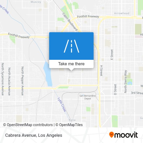 Mapa de Cabrera Avenue