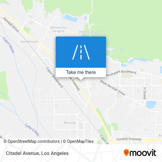 Mapa de Citadel Avenue