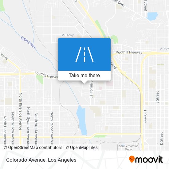 Mapa de Colorado Avenue
