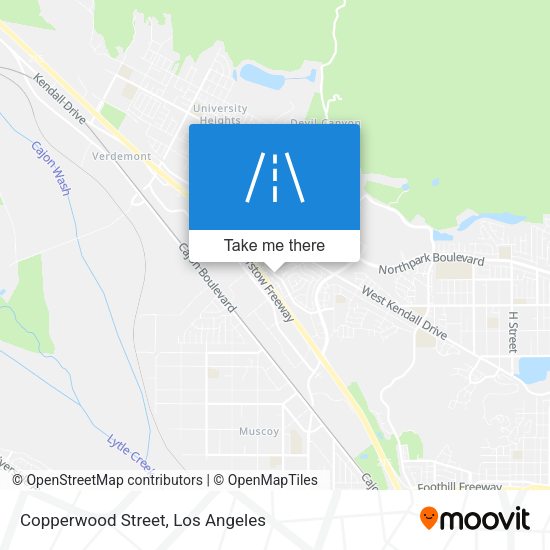 Copperwood Street map