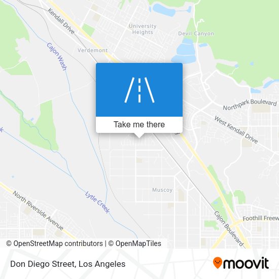 Don Diego Street map