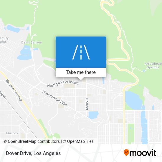 Mapa de Dover Drive