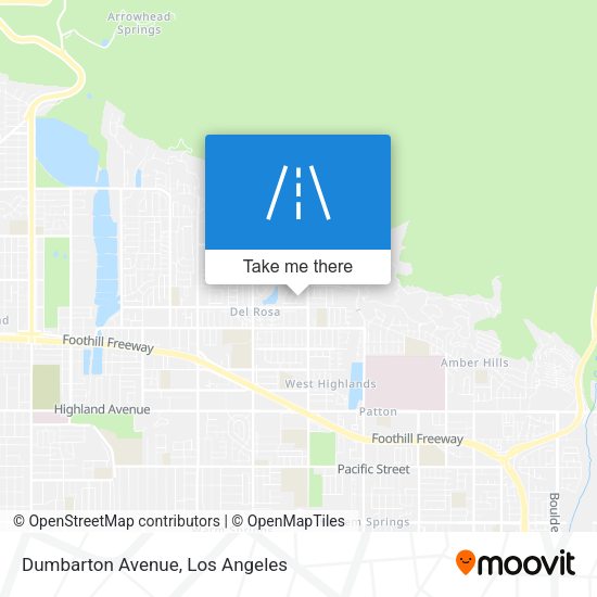 Mapa de Dumbarton Avenue