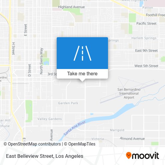 East Belleview Street map